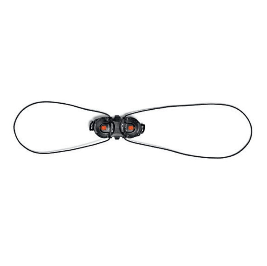 Gespen SIDI DOUBLE TECNO 3 Push (X2) Zwart