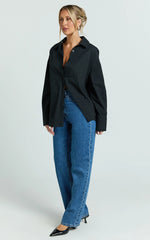 Terah Shirt - Button Up Shirt in Black