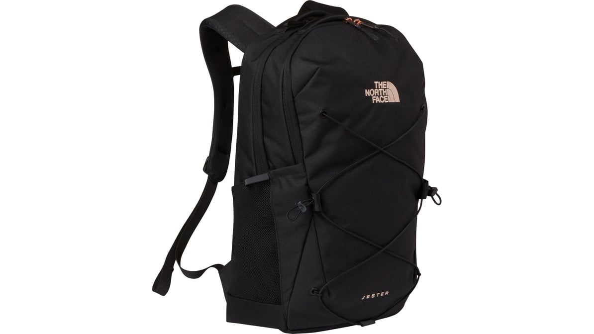 The North Face Jester Luxe Classic 20 Backpack TNF Black & Burnt Coral  Metallic | Delivery Near Me