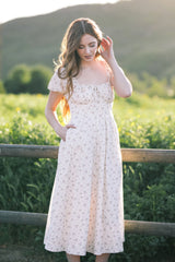 Fatima Floral Sweetheart Dress