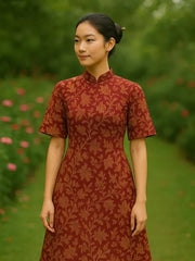 11 Model Dress Batik A Line Terbaru 2025, Tampil Elegan di Setiap Momen