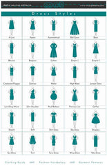 Different types of women's dresses : r/coolguides