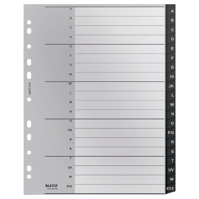 Leitz -  Tabblad  recycle a4 a-z extra breed pp | 3000 stuks