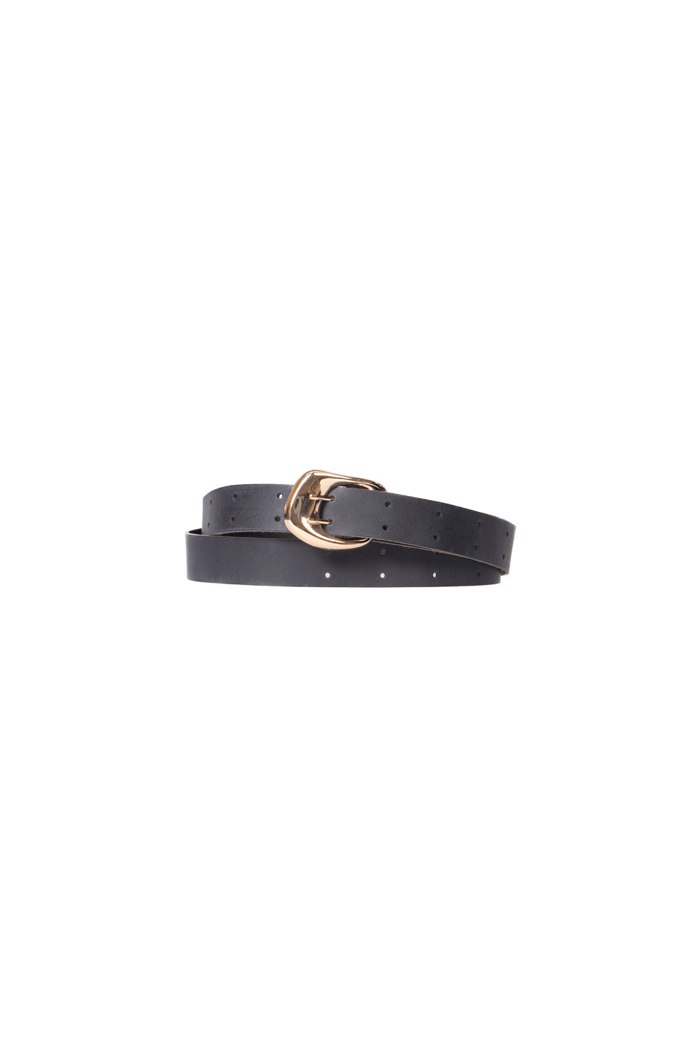 Vicolo - Cintura in pelle placca oro Art. AAB0071