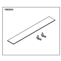 KOHLER K-1562034 Glass Shelf 25" Opp (1 Shelf 2 Holders)