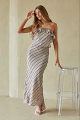 Tanya Striped Maxi Skirt