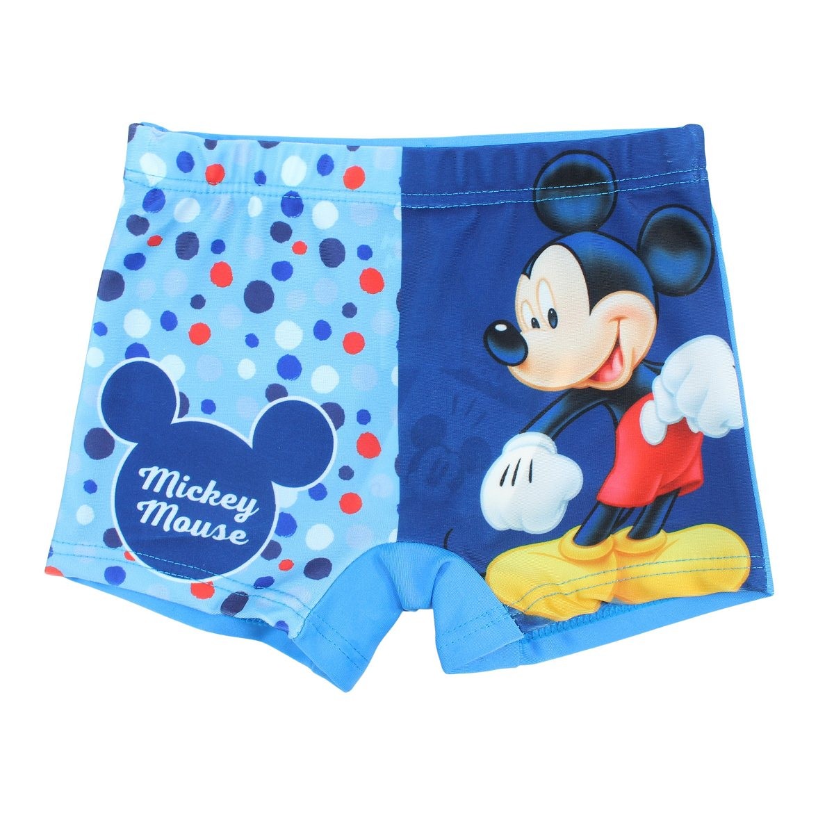 Boxer de bain mickey - 3/4A Garçon - Enfant - Bleu - 85% Polyester - 15% Élasthanne - TrendyFlair