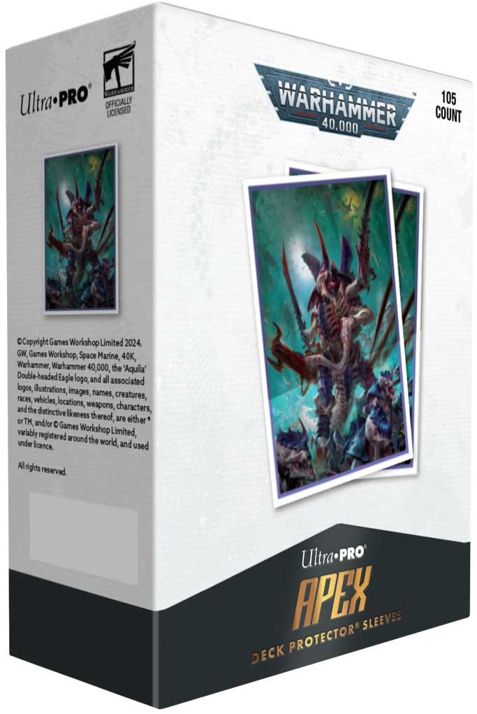 Apex Deck Protector Sleeves: Magic The Gathering Warhammer 40K Tyranid 105 CT