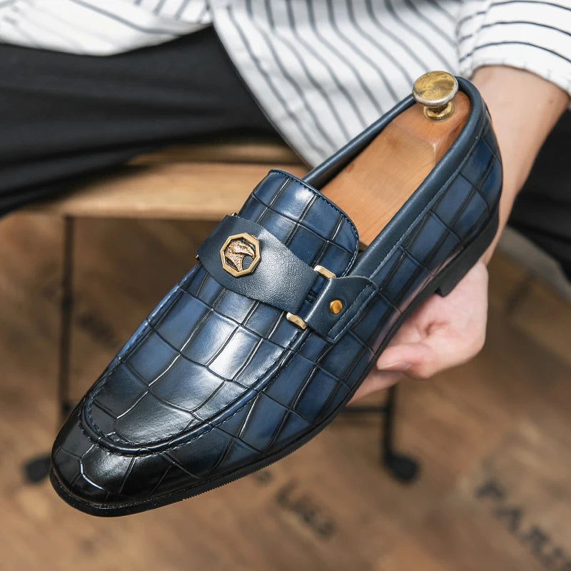 Bravari Croc Loafer