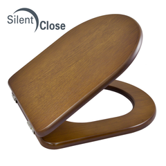 Tapa WC Compatible Atis Roca - Woodline Roble Amortiguada 'SC'