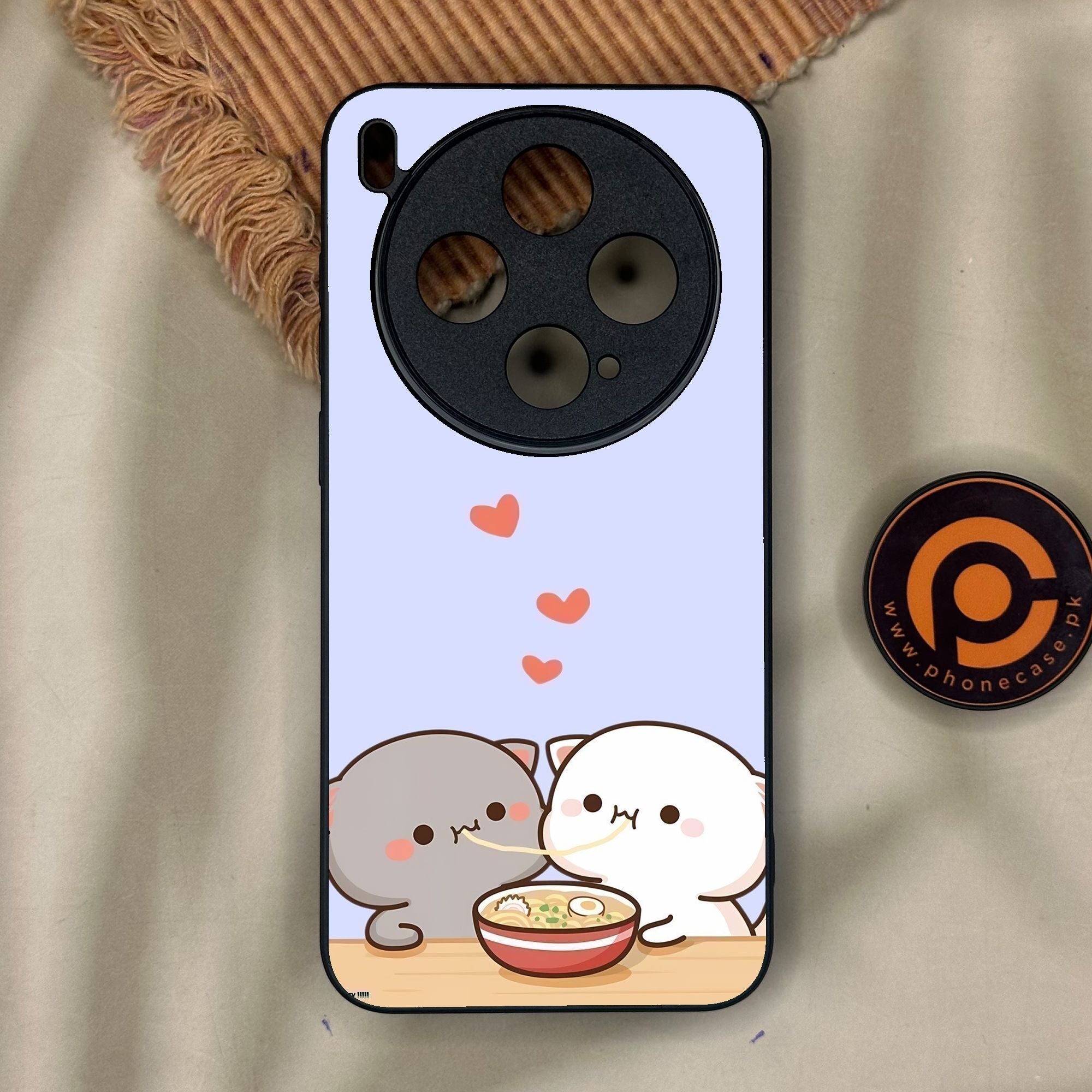 Vivo X300 - Cute Bubu Dudu Design 10 - Premium Metal Printed Soft Bumper Shock Proof Case