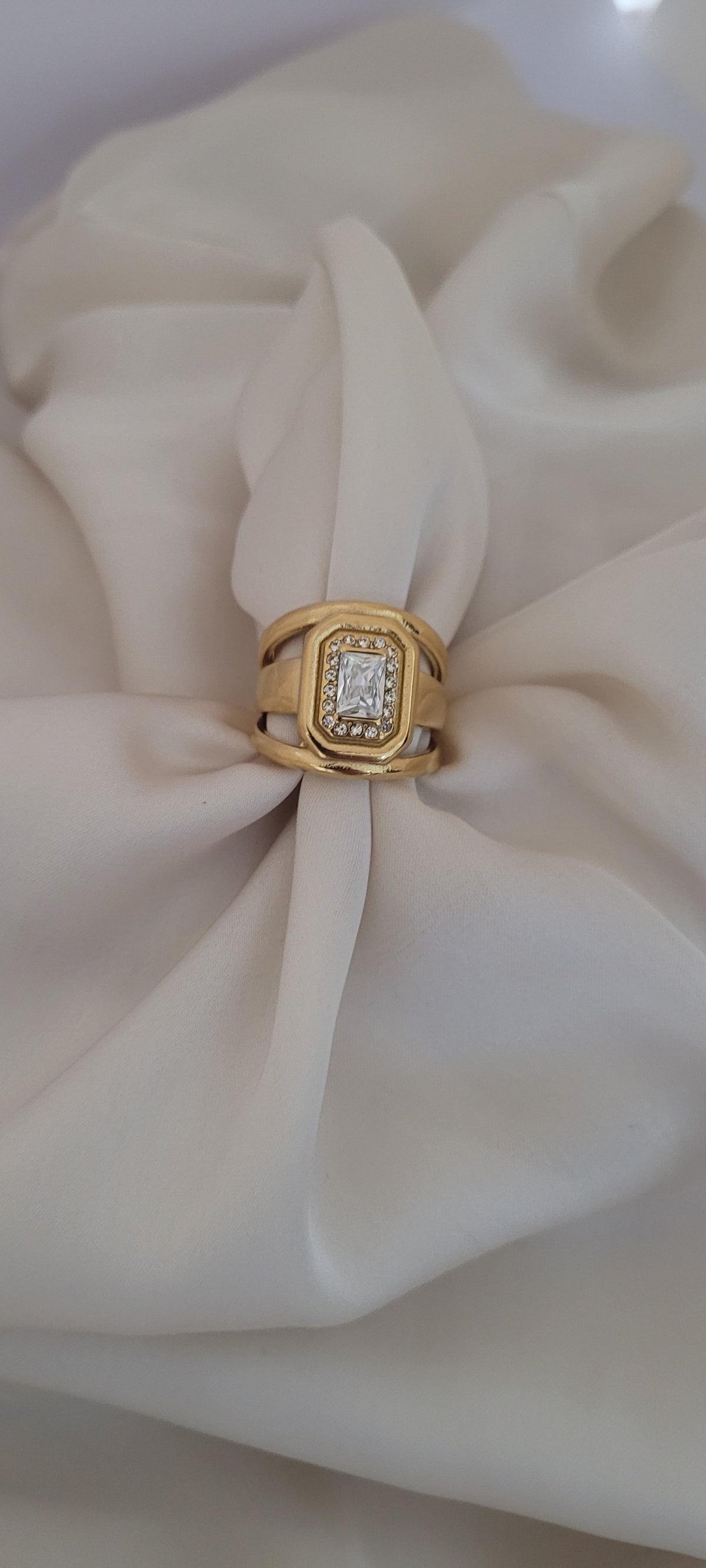 Bague Baldi avec strass