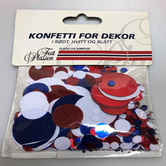 Konfetti Rød/Hvit/Blå