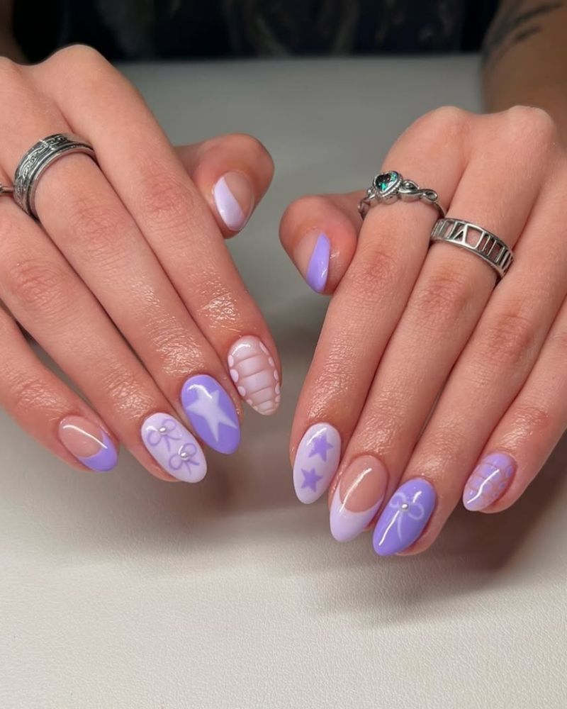 23+ Stunning Purple Nails Idea You'll Want to Try Today