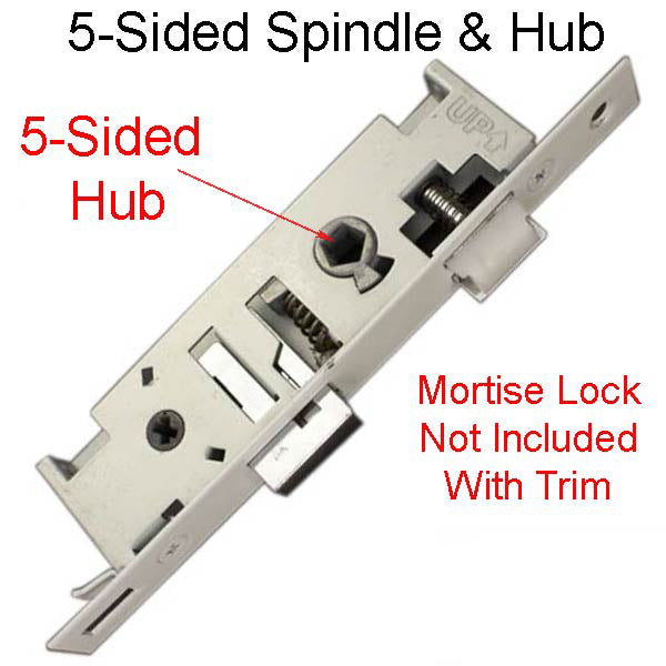 Larson QuickFit 5 Sided Spindle Mortise Lock Body NO Trim Choose Color