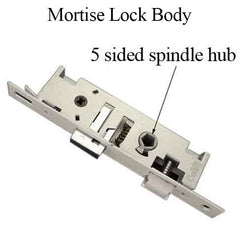 Larson QuickFit 5 Sided Spindle Mortise Lock Body NO Trim Choose Color