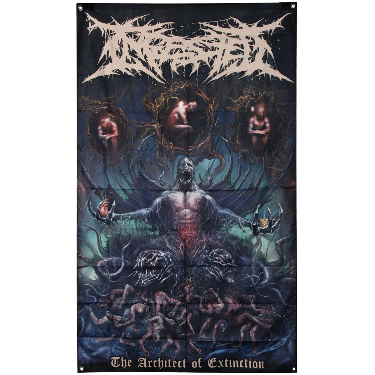 Ingested Ingested The Architect Of Extinction Poster Flag