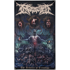 Ingested Ingested The Architect Of Extinction Poster Flag