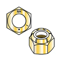 JFAST 44NS8 - 7/16-20 N1610  Nylon Insert Hex Locknut NE Light Hex Standard Height Grade 8 Zinc Yellow, Case Quantity: 
125