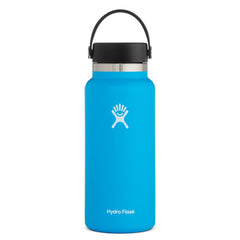 hydroflask 32 oz wide mouth bottle in pacific