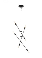 Axis Six Light Large Chandelier