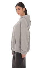 Fleece Lucy Hoodie in Grey