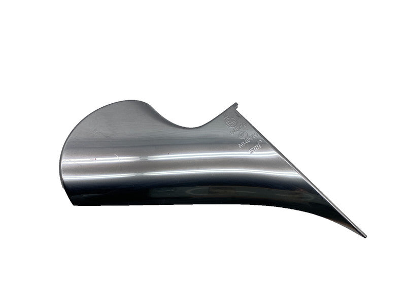 ⭕ 17-20 Model 3 Left Exterior Door Mirror Lower Mounting Cover Chrome 