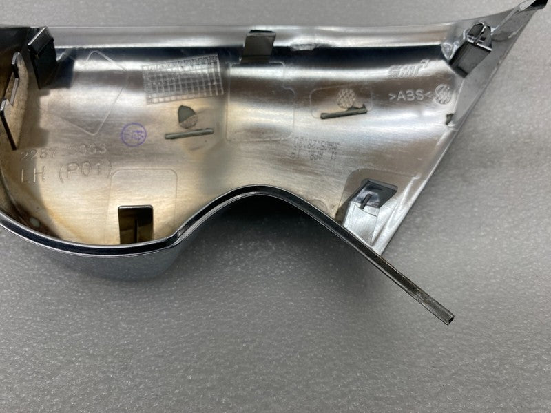⭕ 17-20 Model 3 Left Exterior Door Mirror Lower Mounting Cover Chrome 