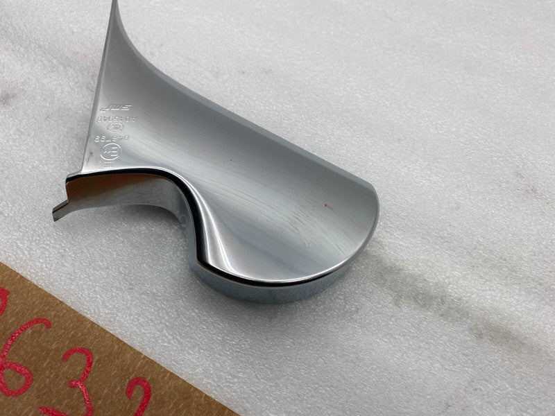 ⭕ 17-20 Model 3 Left Exterior Door Mirror Lower Mounting Cover Chrome 