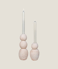 Ljushållare Natural cement 2 set Beige