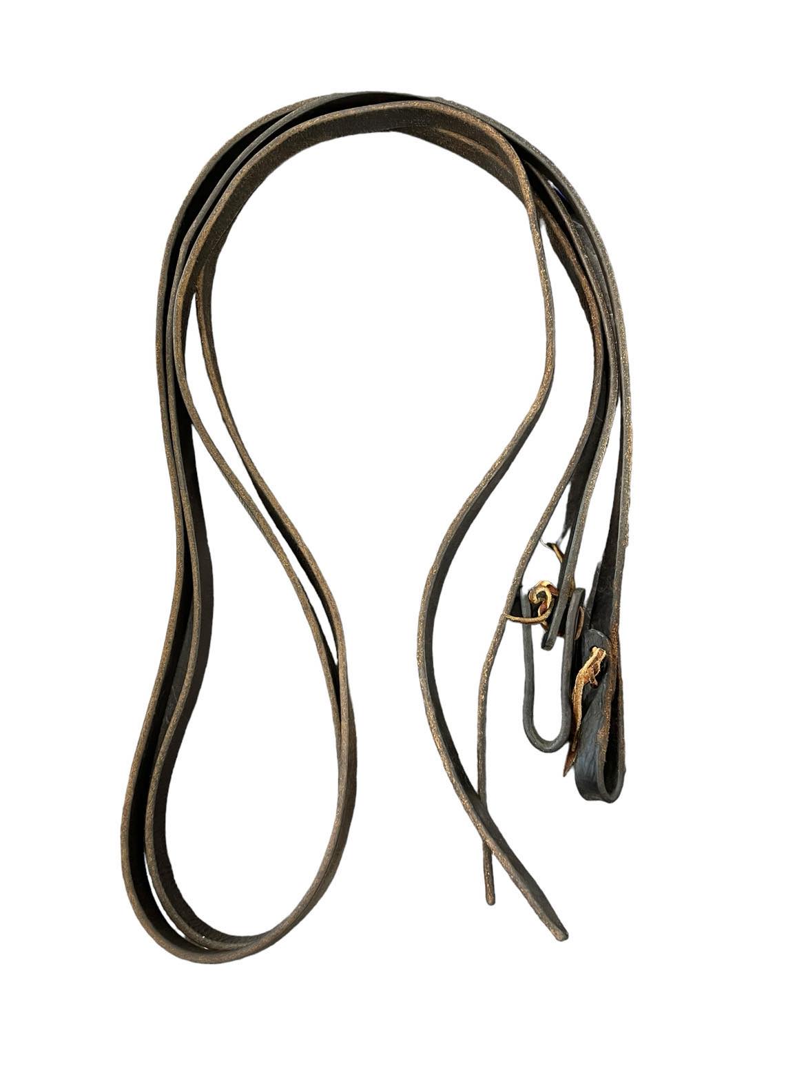 Leather Split Reins - Brown - Approx 90" - USED