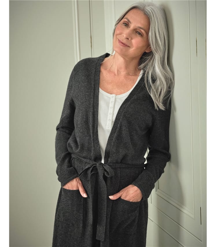 Cashmere & Merino Luxe Dressing Gown