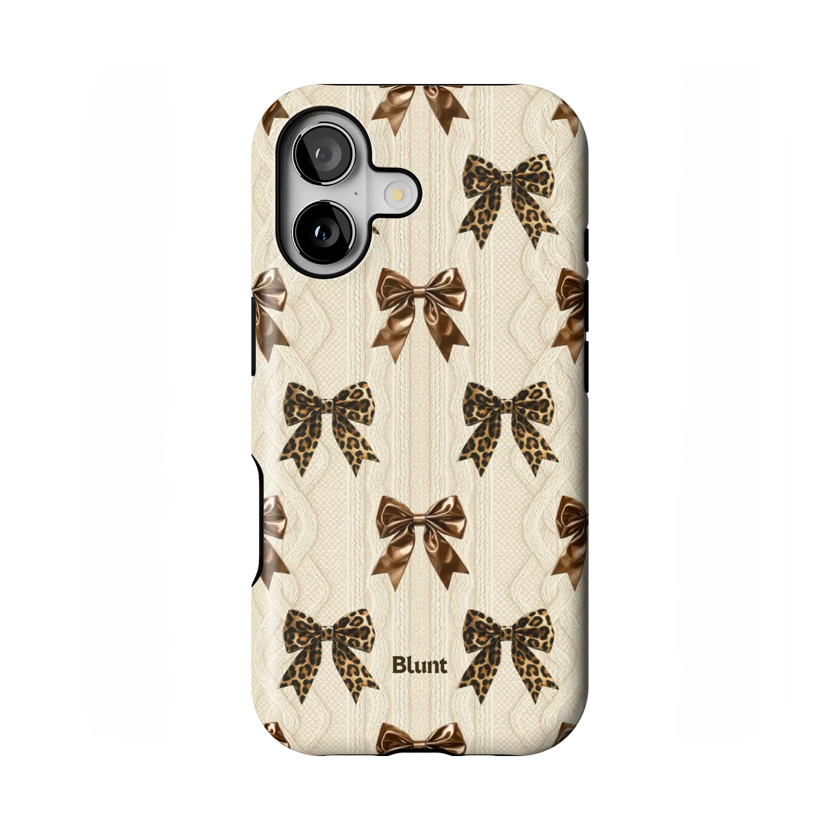 Cheetah Knit iPhone Case