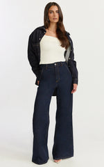 Jolie Top - Off Shoulder Long Sleeve Gathered Top in Cream