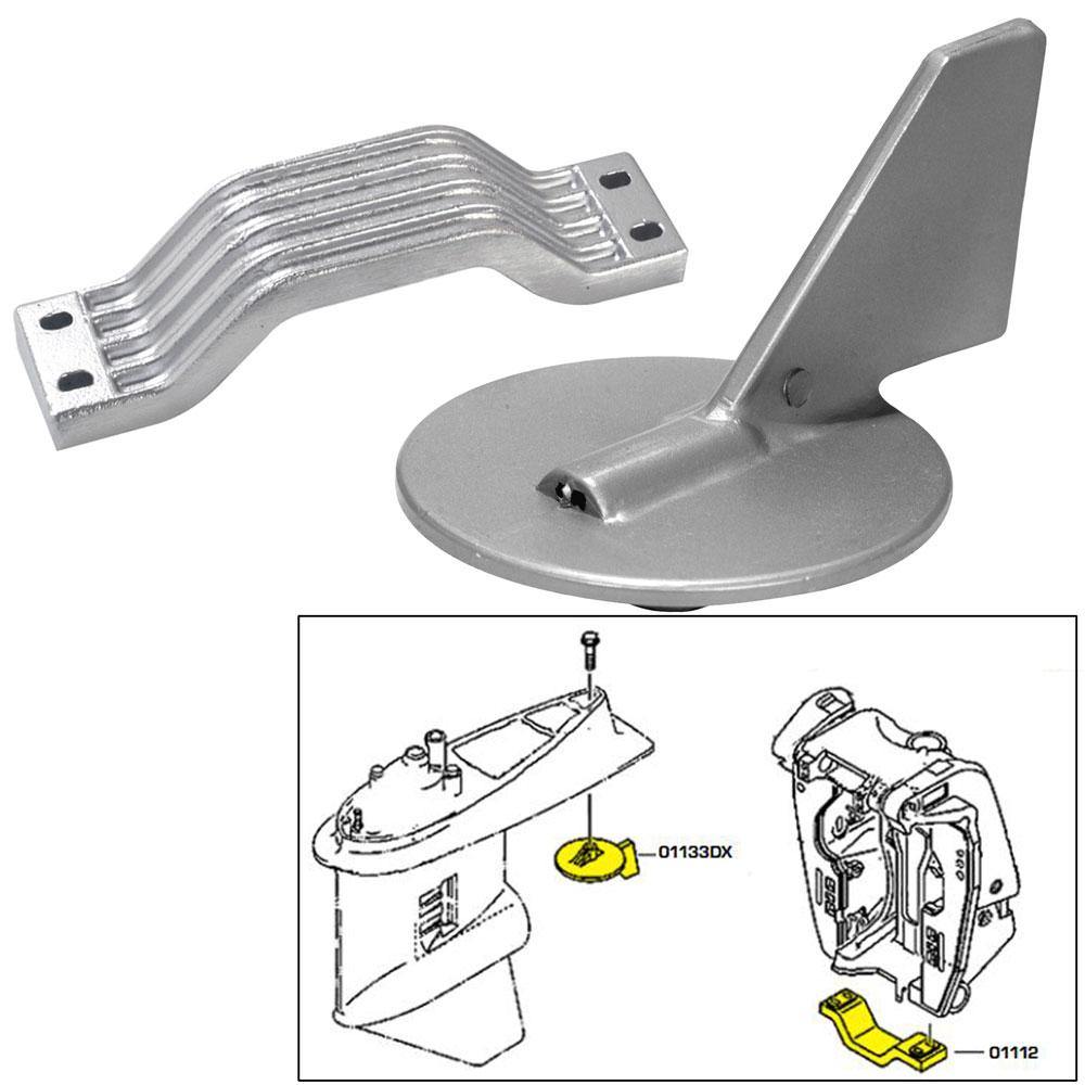 Tecnoseal Anode Kit - Yamaha 150-200HP - Aluminum [21101AL] - Bulluna.com