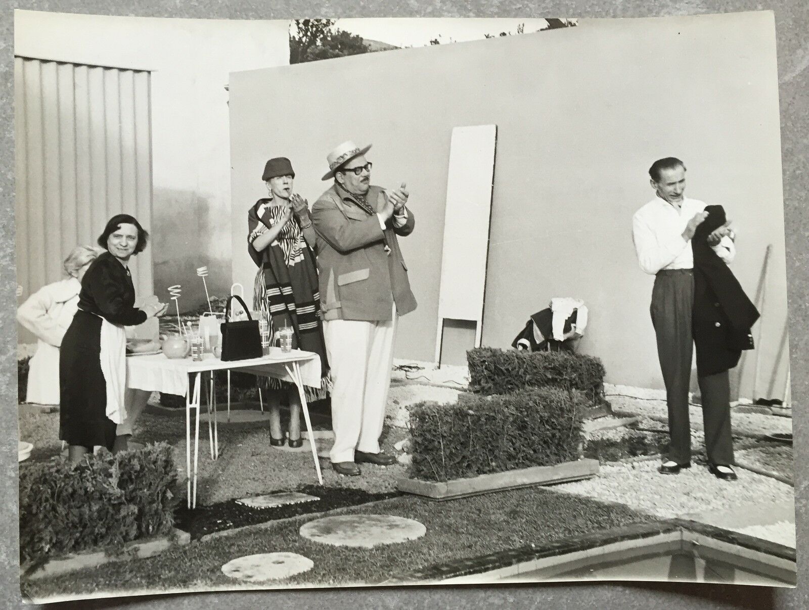 Photo originale MON ONCLE Jean-Pierre Zola JACQUES TATI 1958