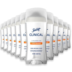 Secret Clinical Strength Invisible Solid 2.6oz, Stress Response  - 12 Pack