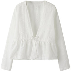 Name It Bright White Nkfkarlina Ls Skjorte