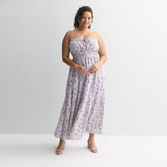 Juniors Purple Liberty Love Dresses, Clothing
