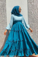 30 Latest Plain Material Styles for Muslim Ladies in Nigeria