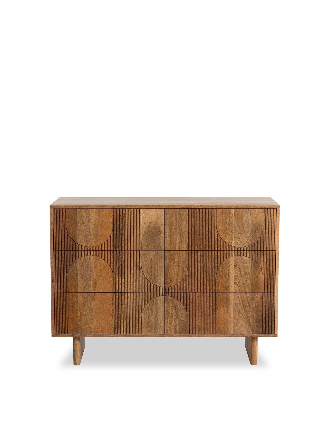 Zuberi Mango Wood 6 Drawer Chest of Drawers
