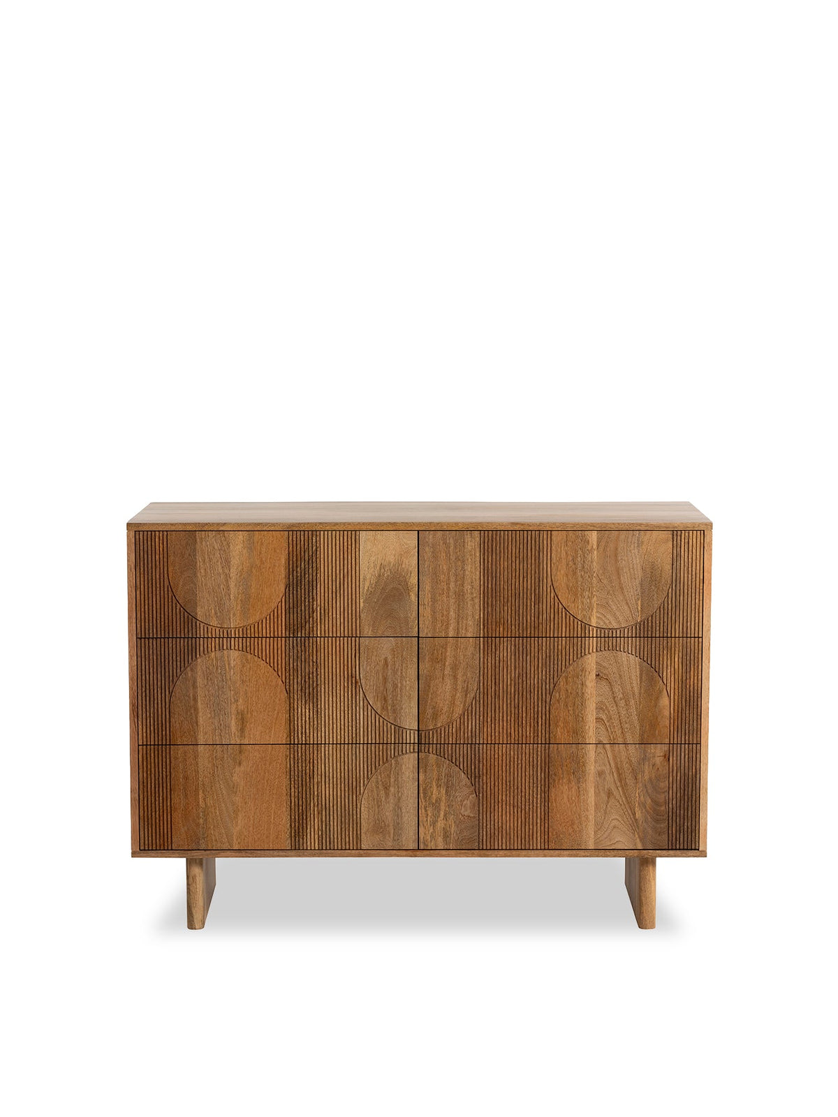 Zuberi Mango Wood 6 Drawer Chest of Drawers