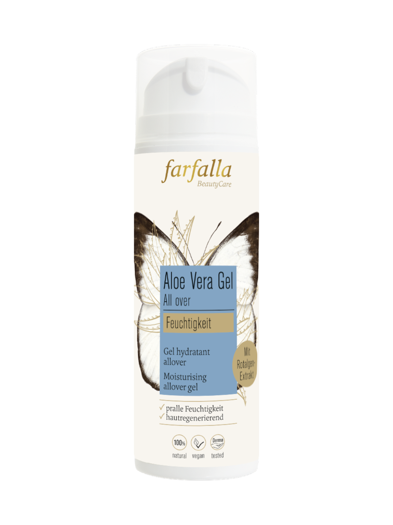 Aloe Vera, Feuchtigkeitsspendendes Allover-Gel, Feuchtigkeit 150 ml