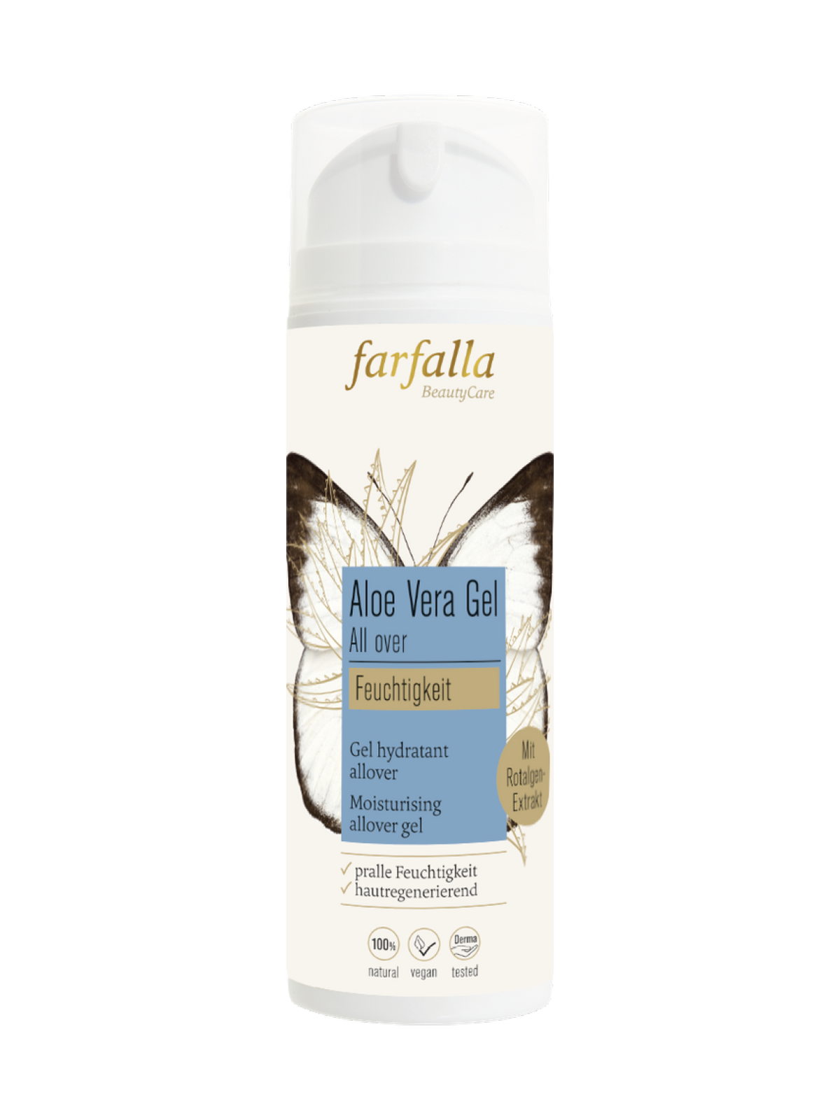 Aloe Vera, Feuchtigkeitsspendendes Allover-Gel, Feuchtigkeit 150 ml