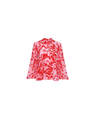 BOBBI SILK BLOUSE CHERRY FLORAL