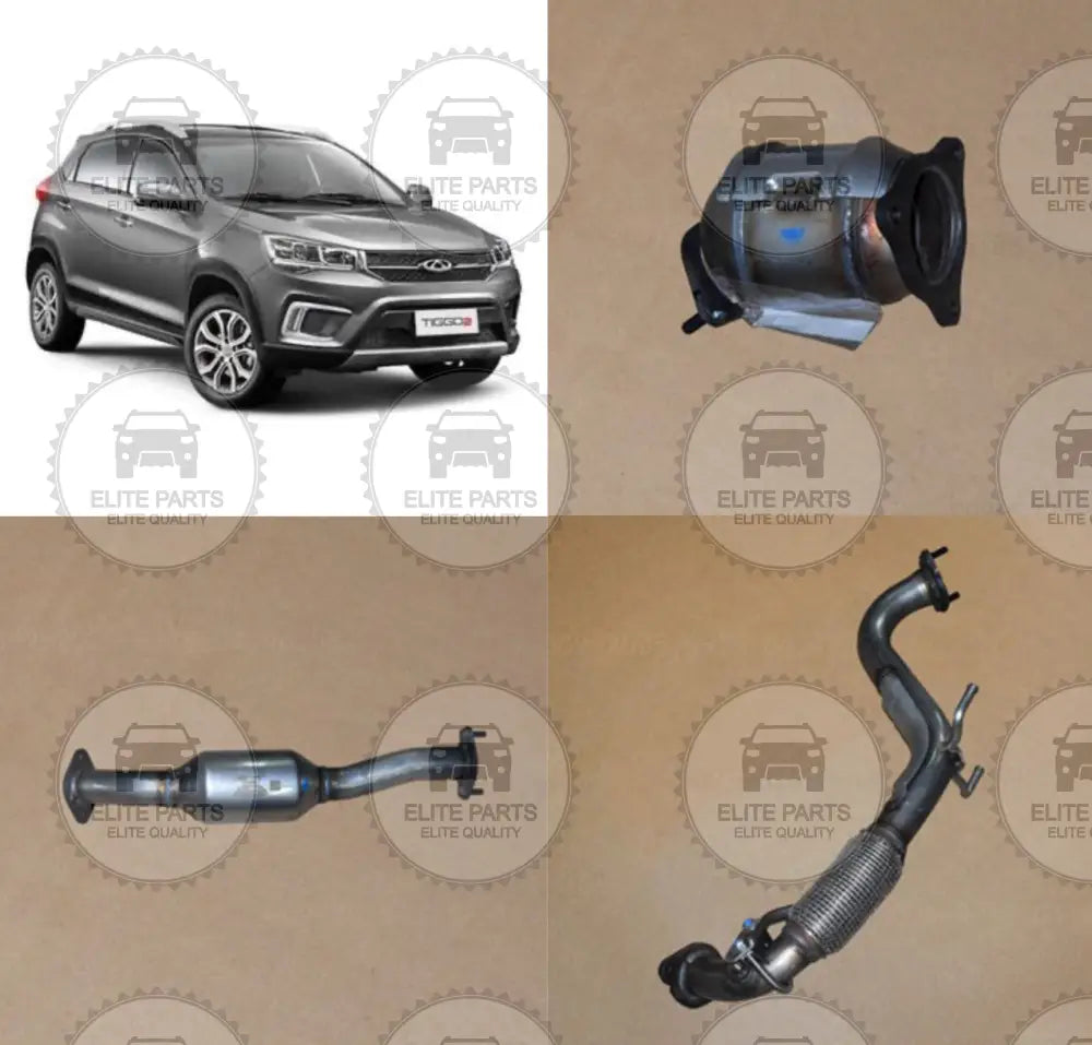 CHERY Tiggo 2 Original Exhaust Pipes & Catalyst Converter (علبة بيئة شكمان مواسير مخرج العادم شيرى تيجو 2)