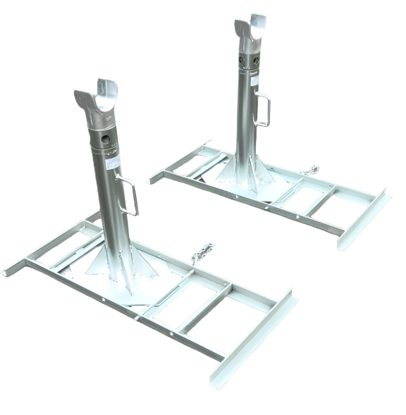 Cable Drum Screw Jack Stabilising Stands - from RiggingUK
