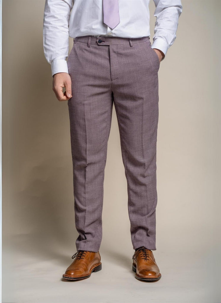 Cavani – Pantalone Lilla Slim Fit
