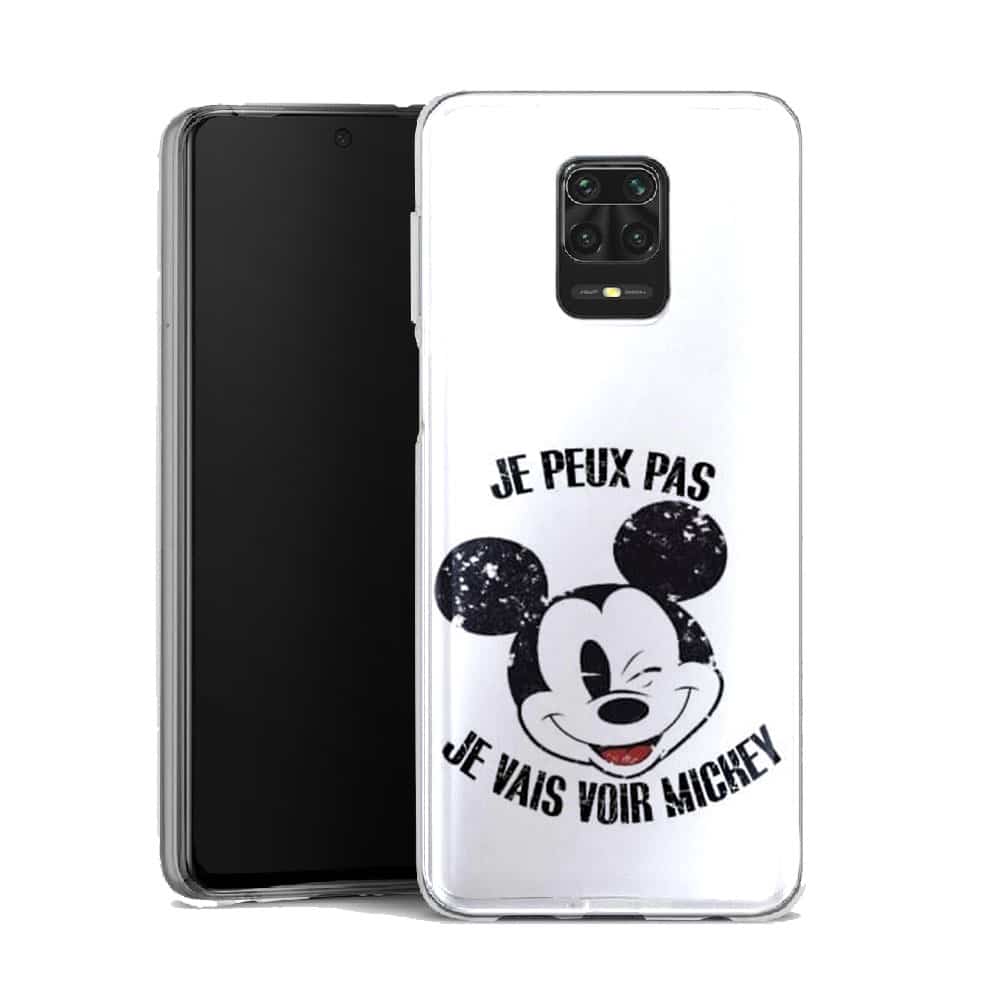 Coque Xiaomi Note 9 Je peux pas je vais voir Mickey