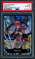Rebecca - OP04-039 - PSA 10 - Alt Art - English - One Piece - 624
